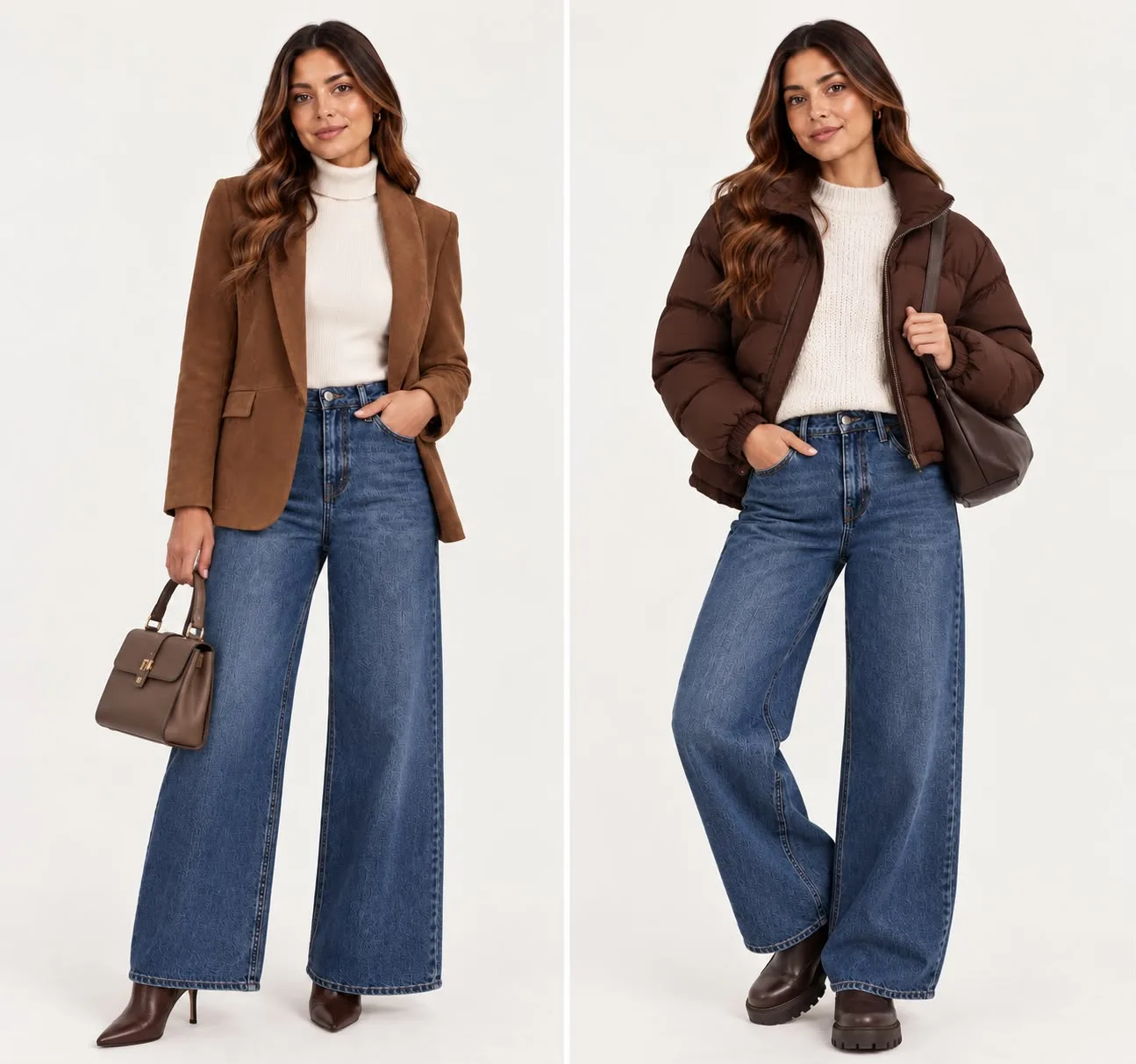 Washed Wide Leg Zara Jeans