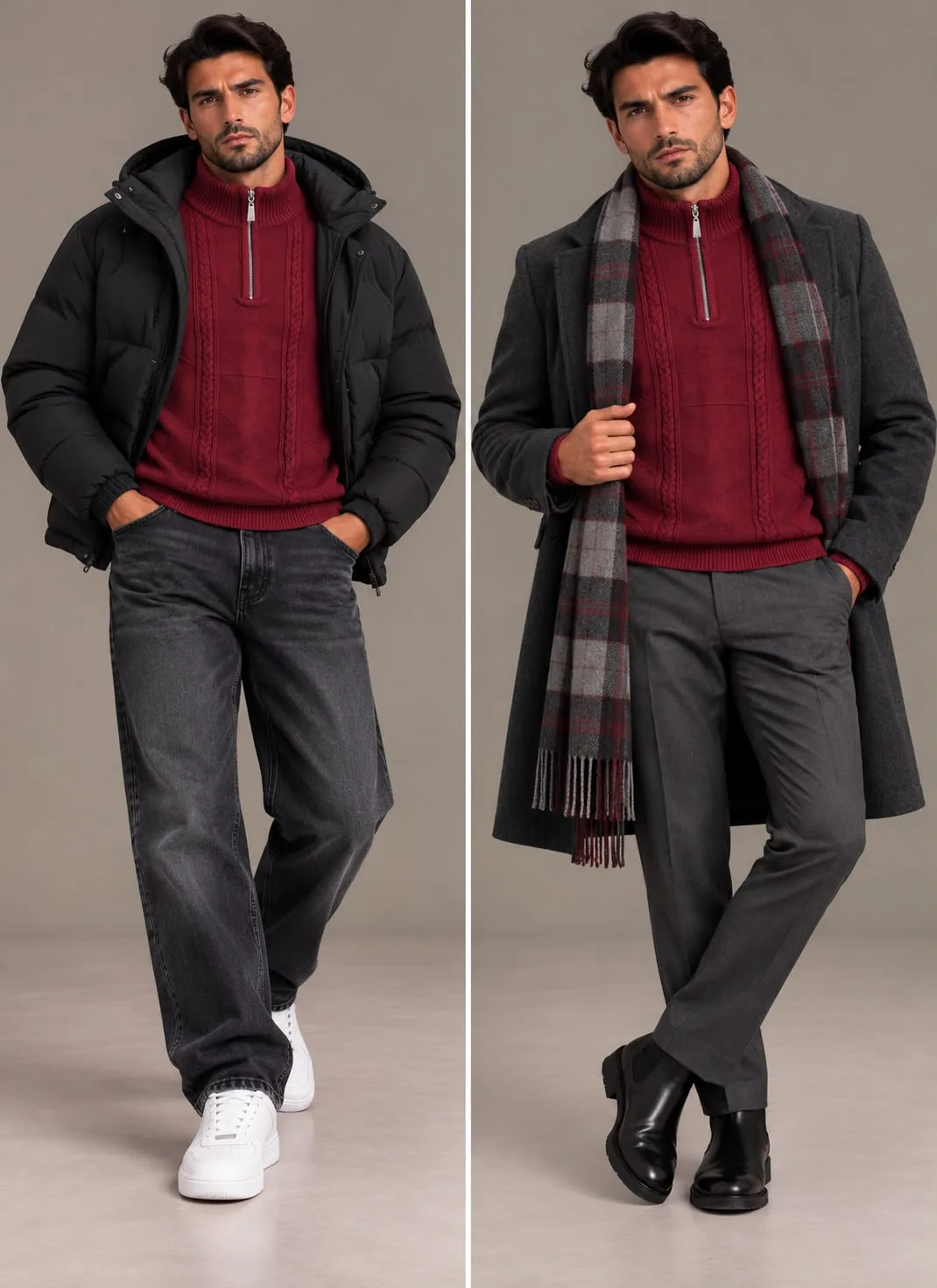 Soft Wool Half-Zip