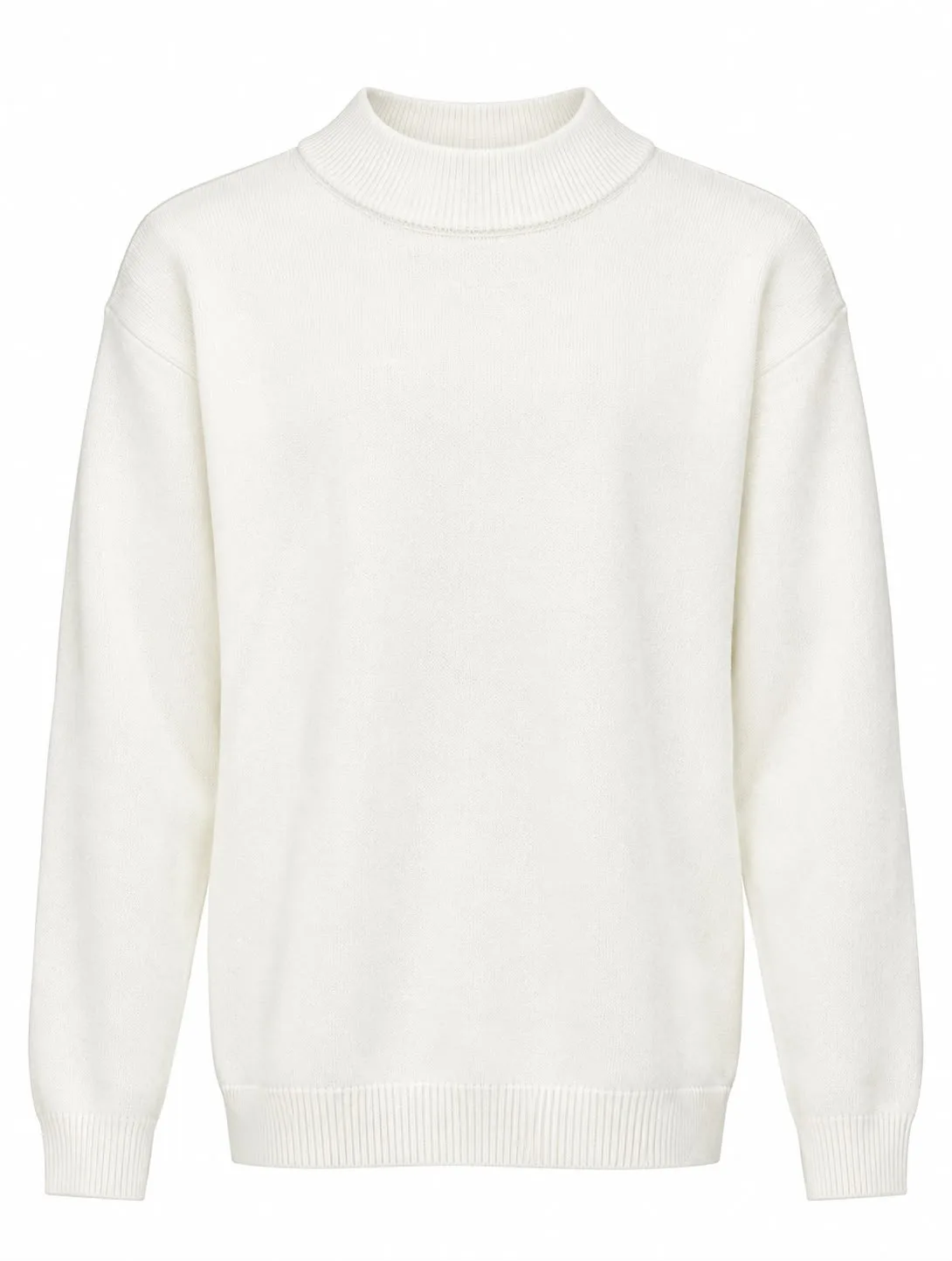 Soft Knit Mock Neck Sweater