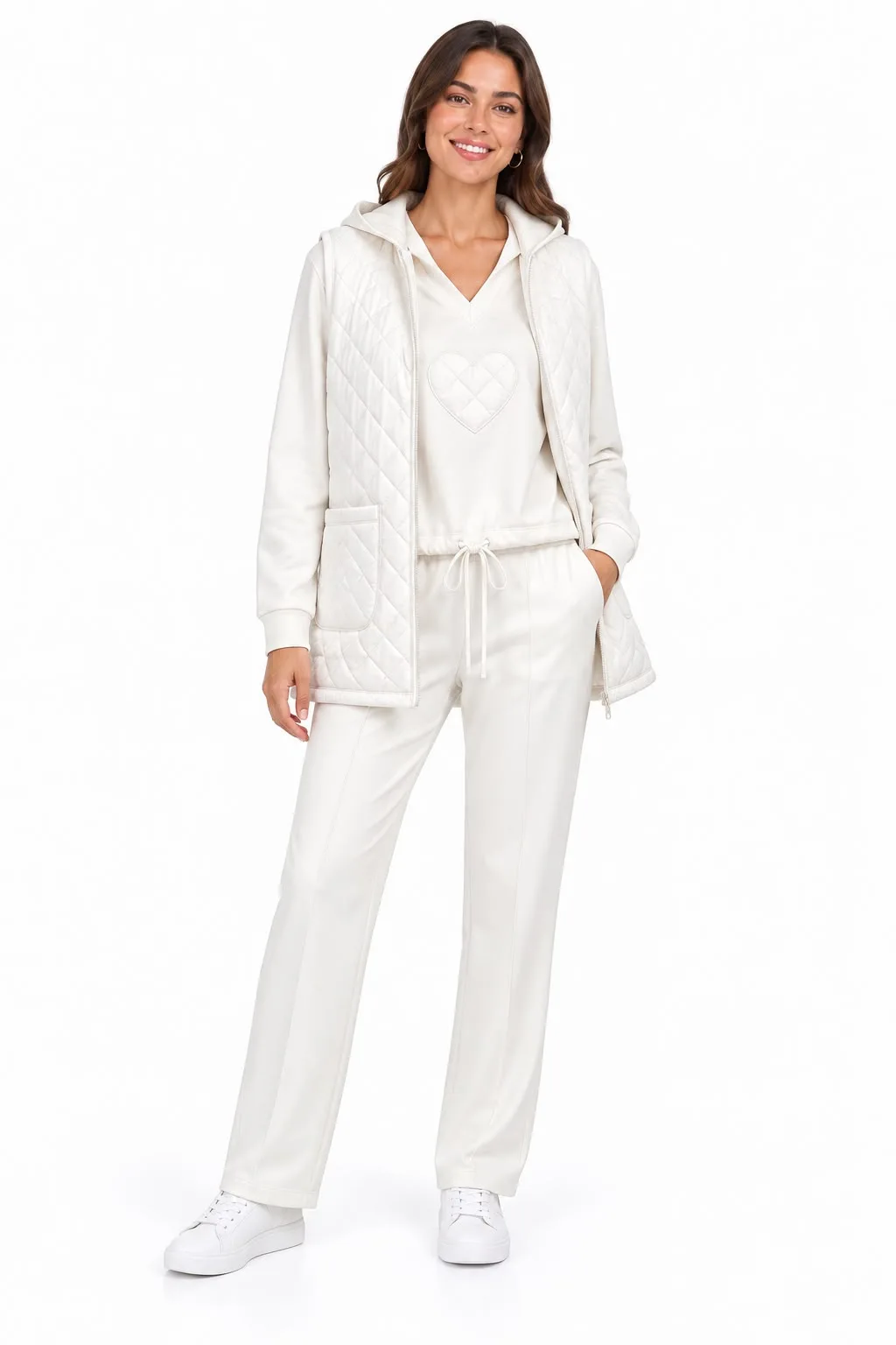 3-Piece Quilted Vest Set
