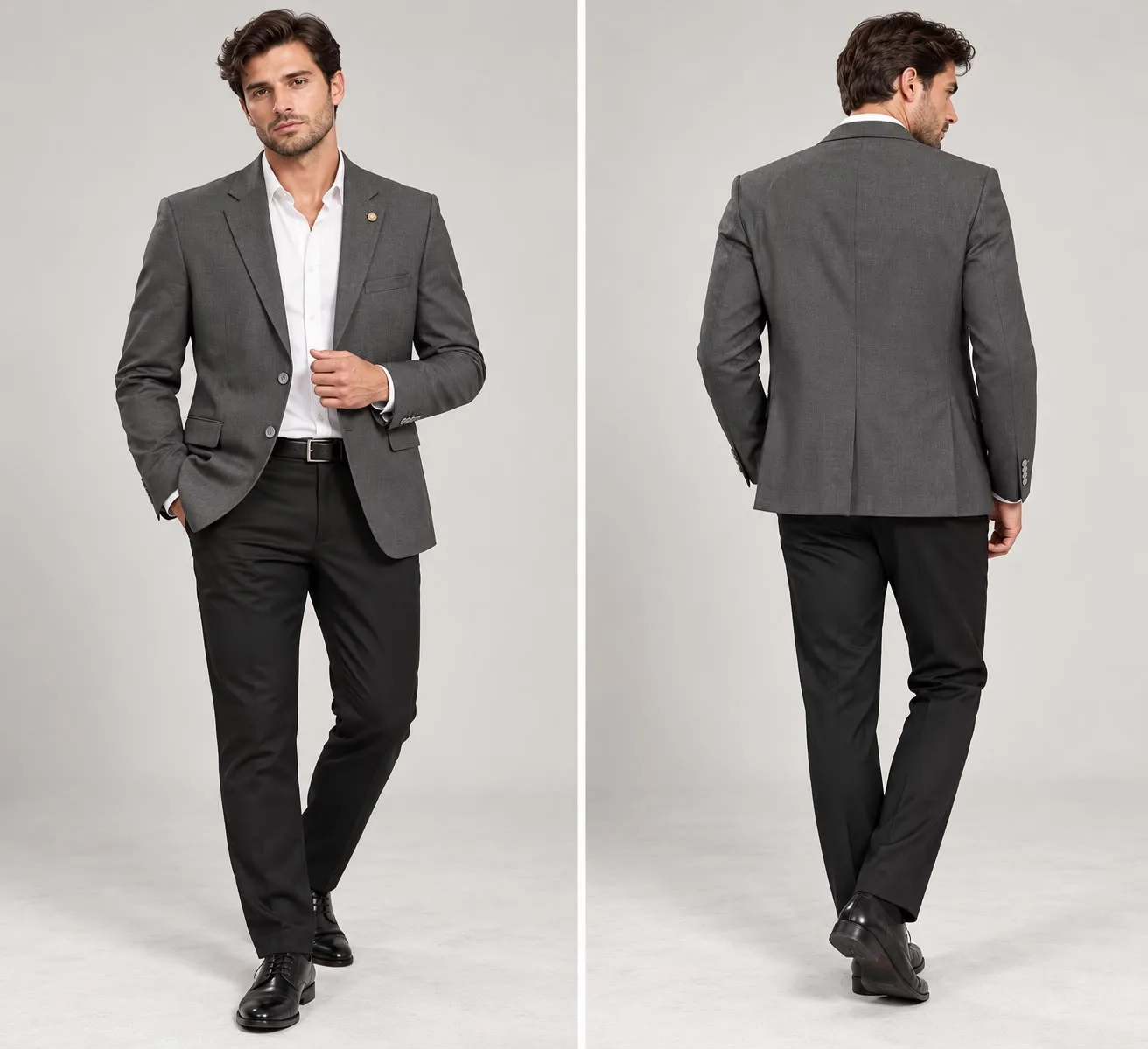 Two-Button Tailored Blazer