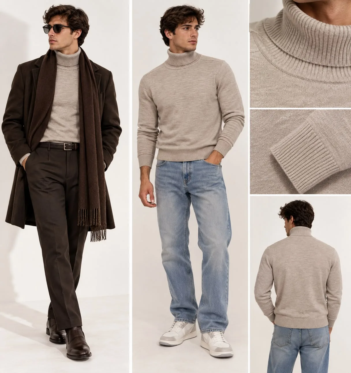 Wool Turtleneck Sweater