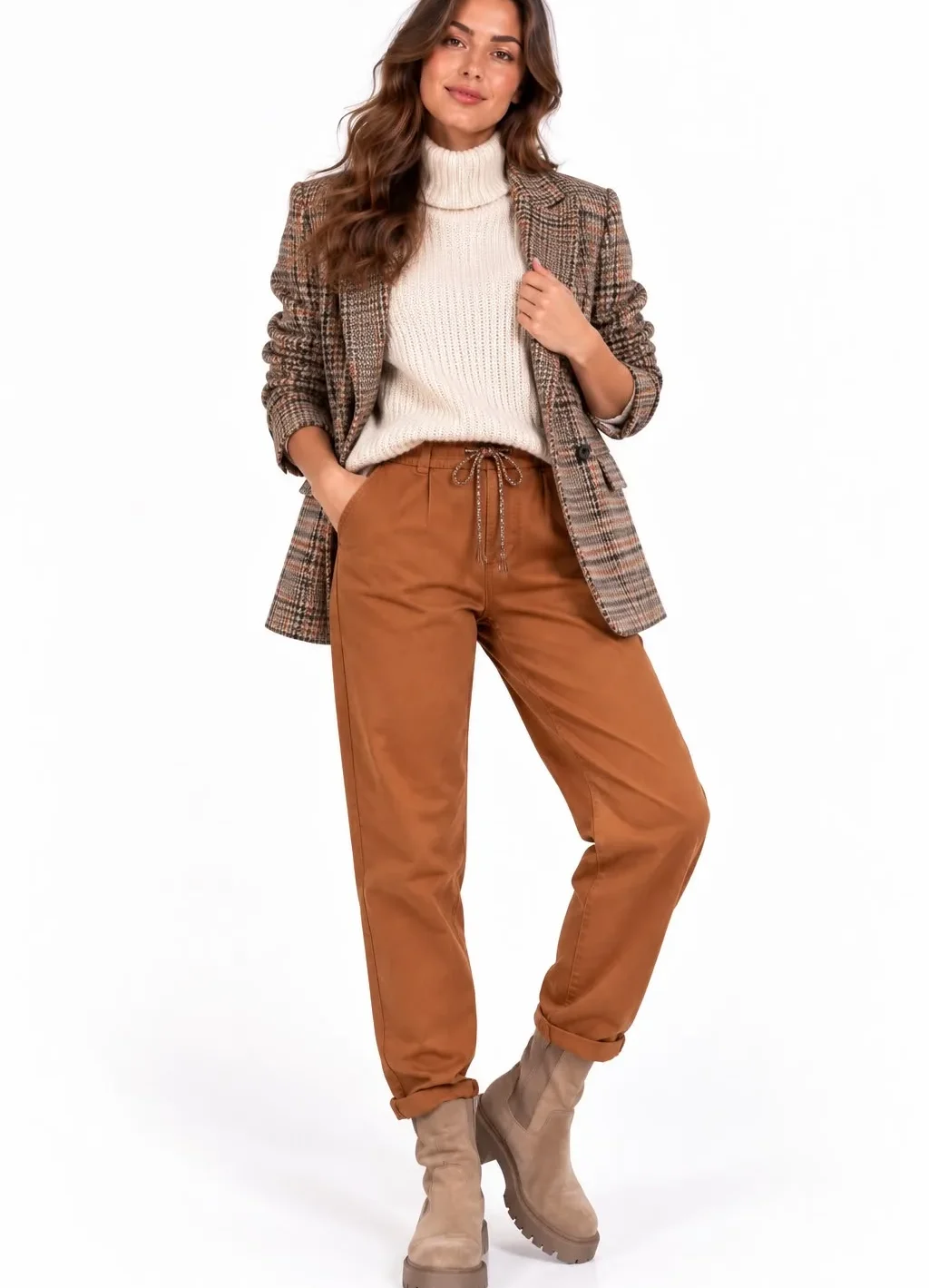 Italian Relaxed Fit Drawstring Pants