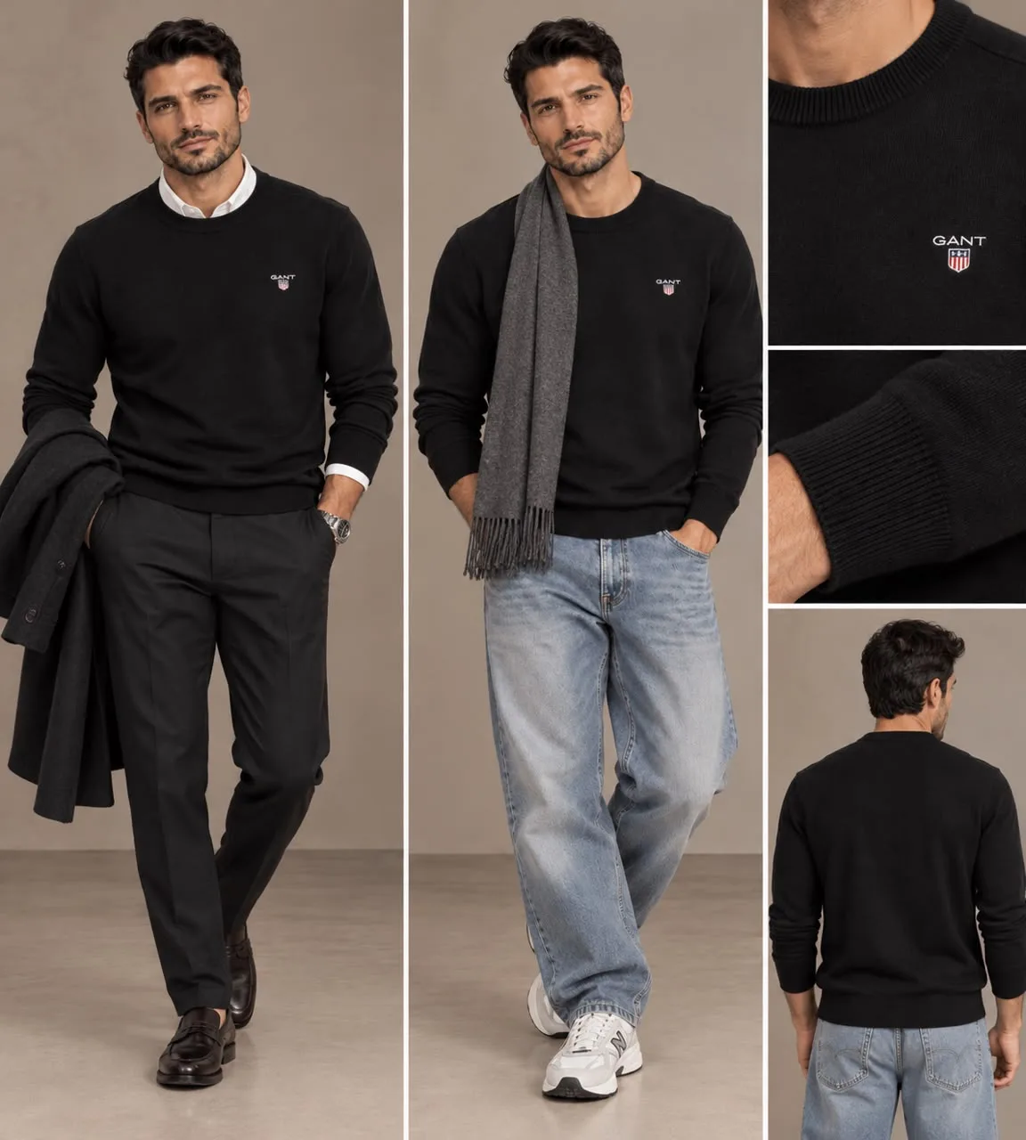 Crew Neck Knit Sweater