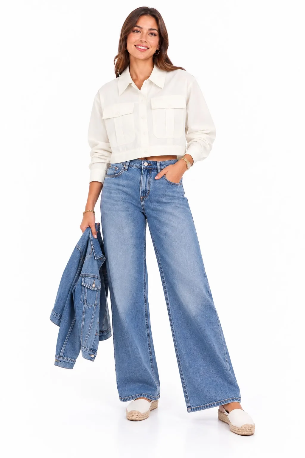 Utility Pocket Crop Shirt