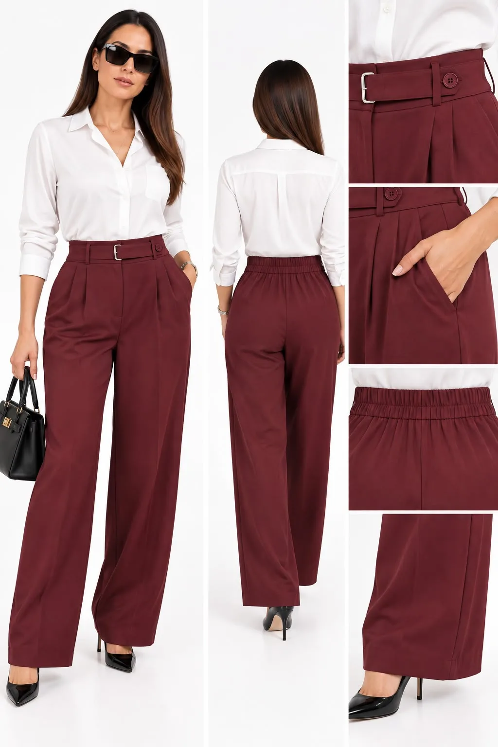ab87ebf7-493c-4e00-a646-c0d751a97b29-12.webp Buckle Detail Wide-Leg Pants