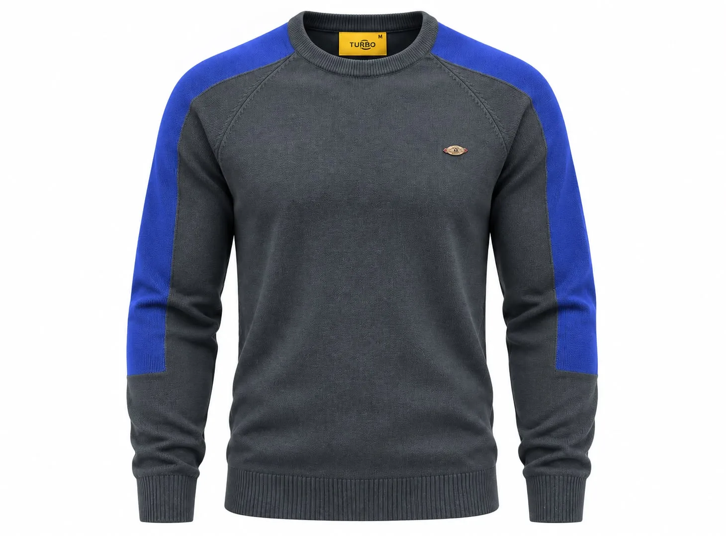 Color Block Wool Sweater