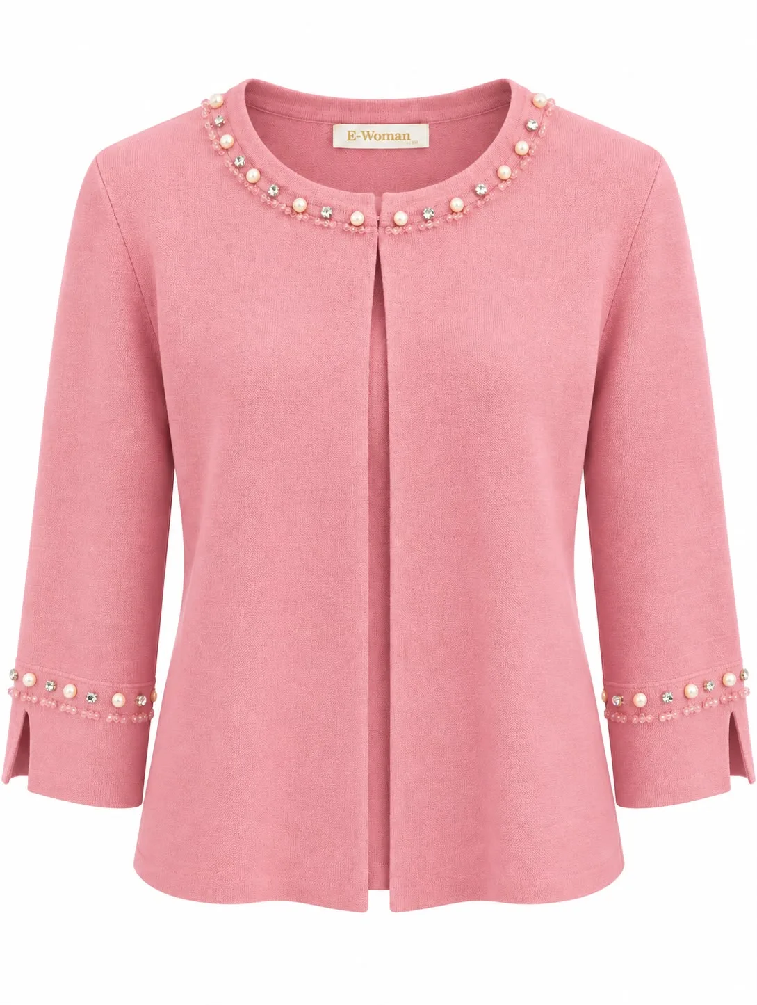 Italian Pearl & Rhinestone Cardigan