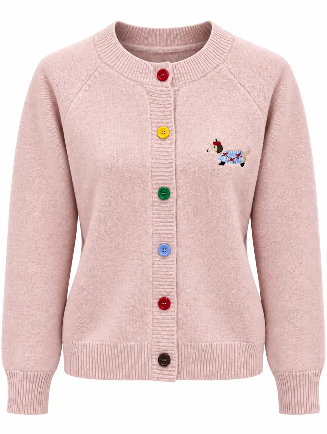 Color Pop Puppy Soft Knit Cardigan