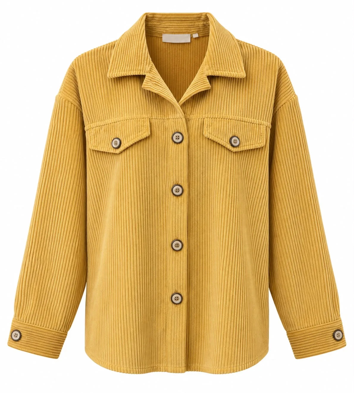 Oversized Corduroy Shirt Jacket