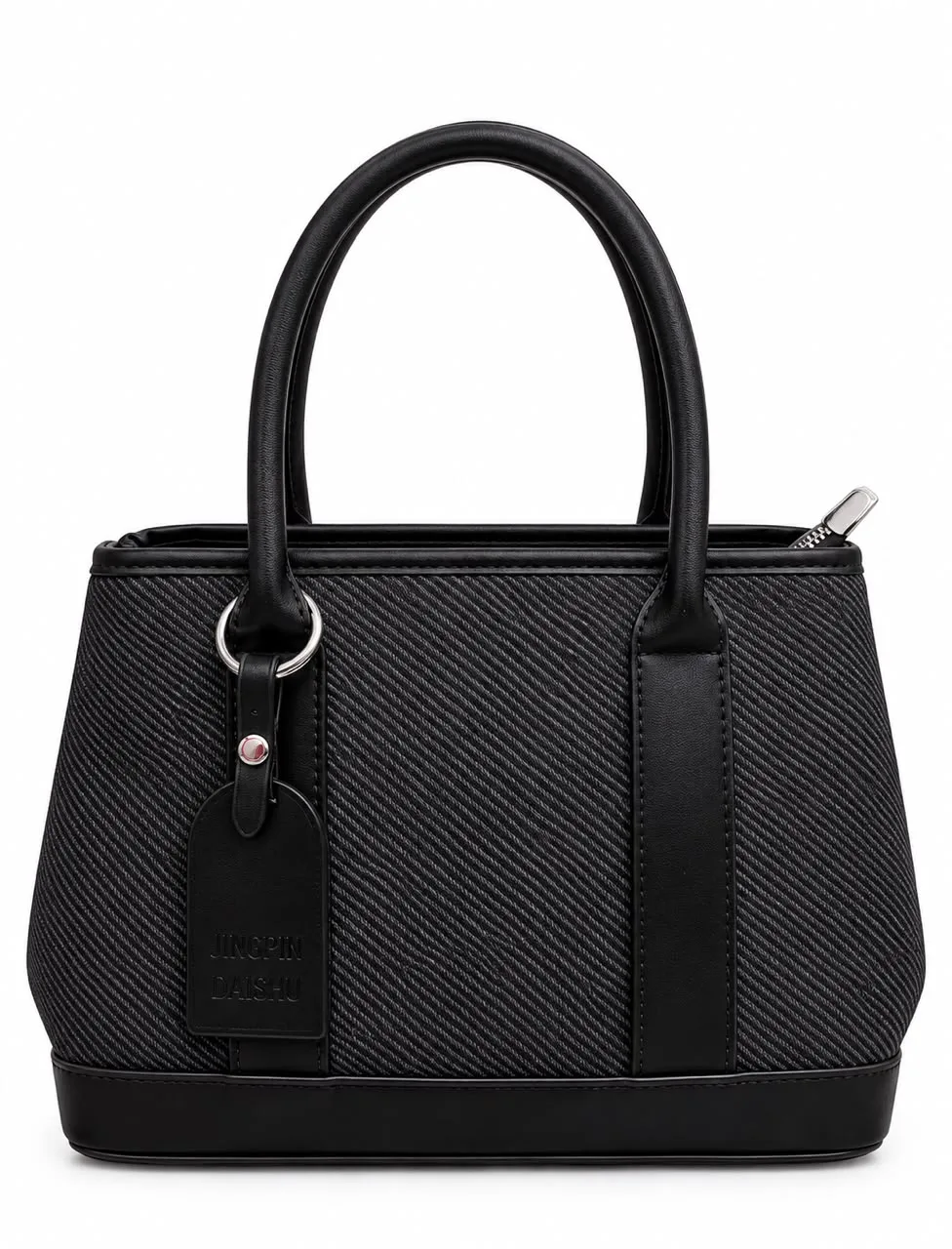 Textured Lace Detail Handbag