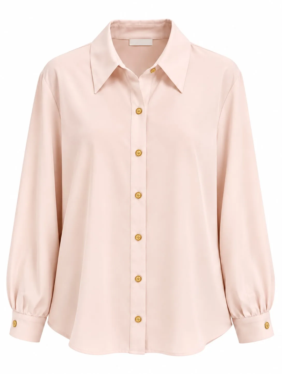 Gold Button Classic Shirt – Big Sizes