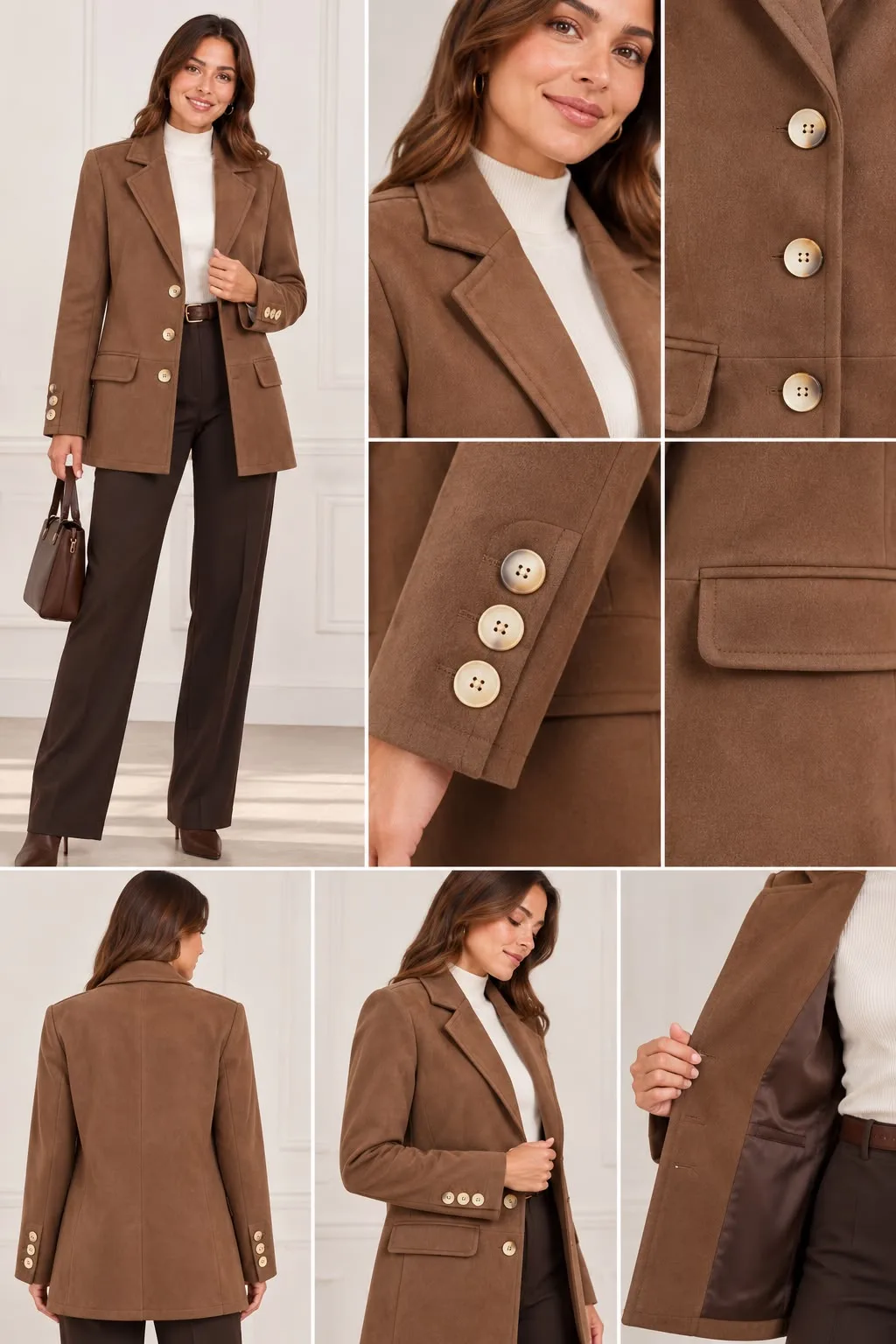 e4b97a09-1309-4f88-be98-15f03481ddba-5.webp Faux Suede Blazer with Flap Pockets