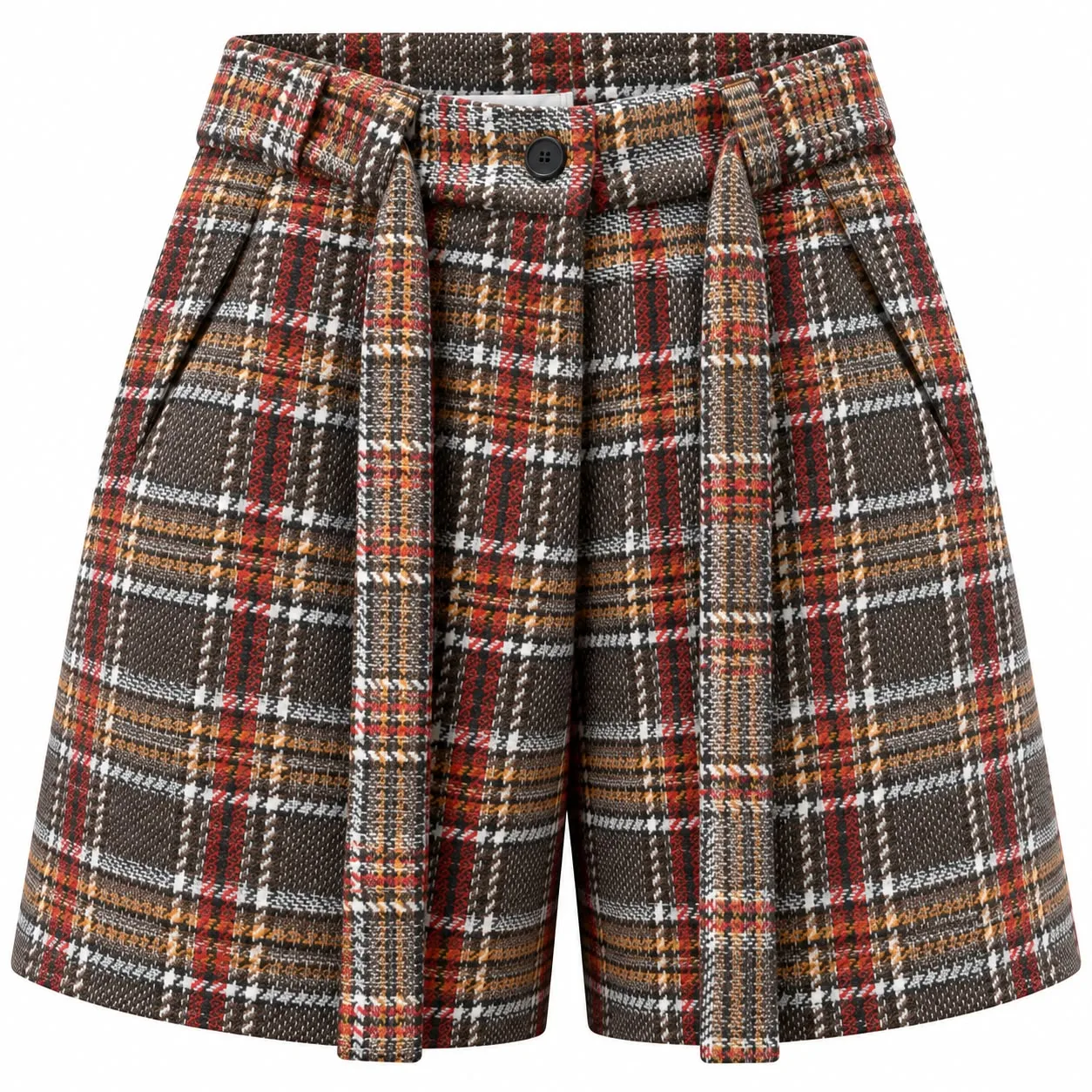 ec42d865-a930-48d1-9886-055396ac3df5-4.webp Plaid Felt Belted Tailored Shorts