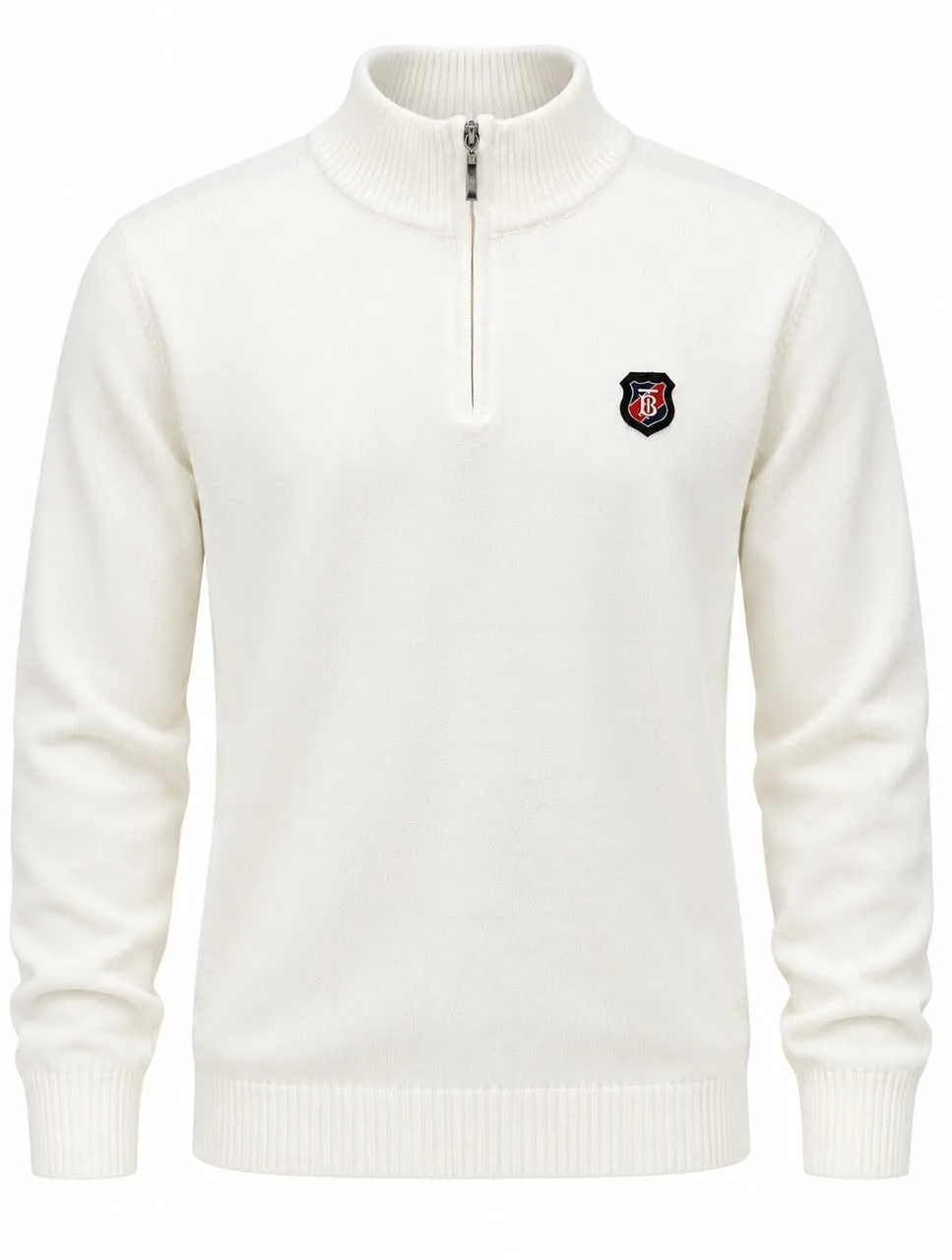 Half-Zip Wool Sweater