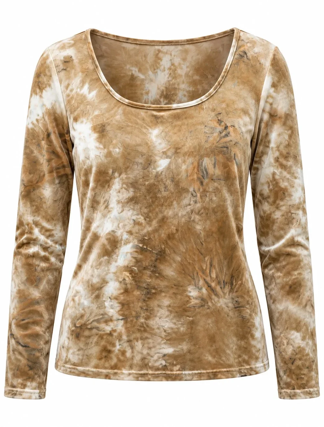 Velvet Washed Effect Top