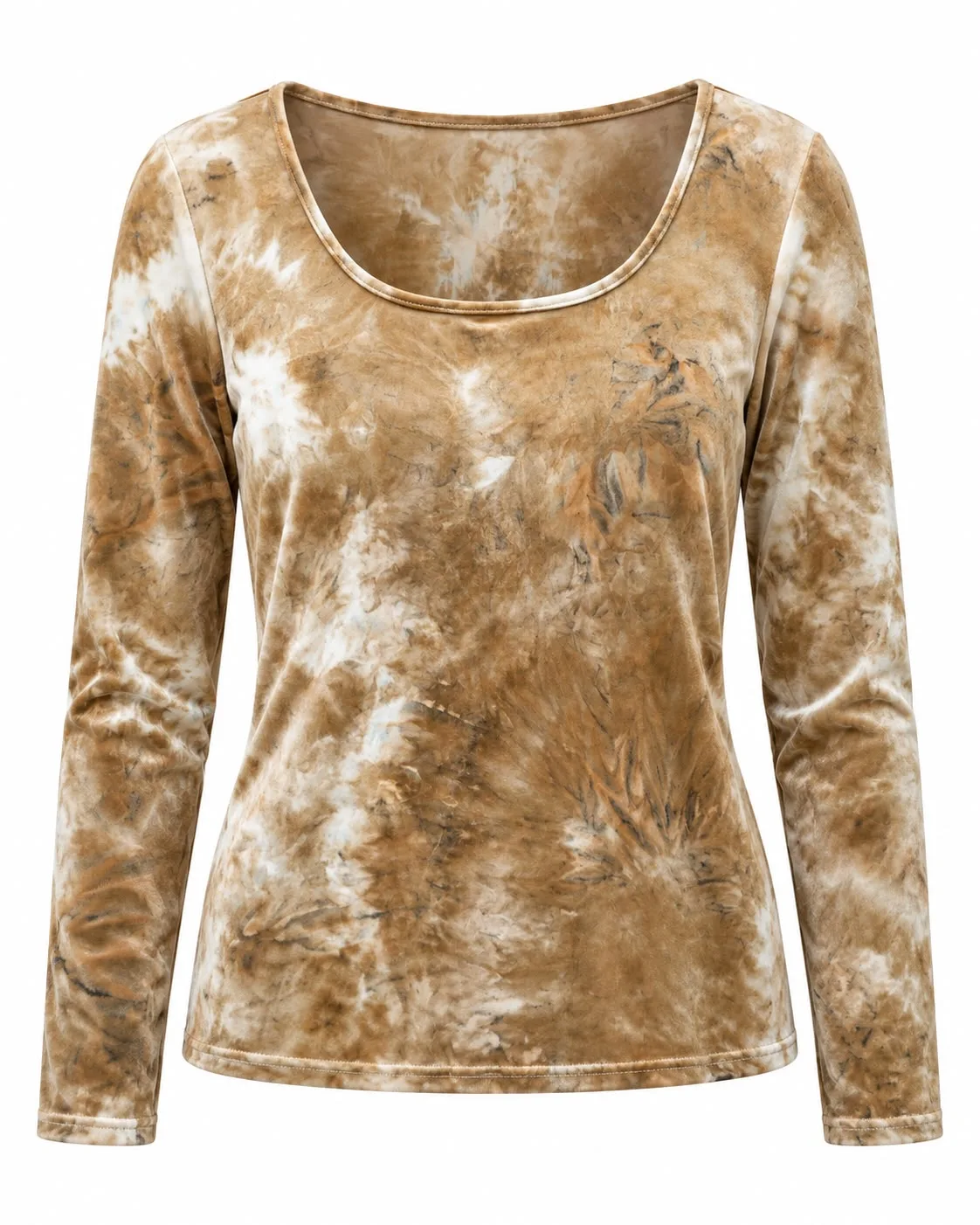 Velvet Washed Effect Top