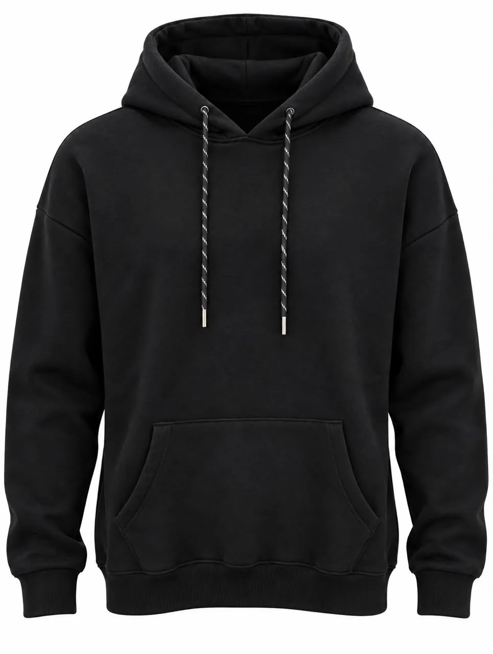 Fleece-Lined Kangaroo Pocket Hoodie