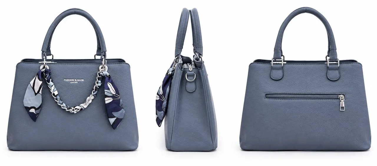 f2d5e53c-78d9-4160-adf5-f0d7513586c3.webp Satin Chain Detail Structured Handbag