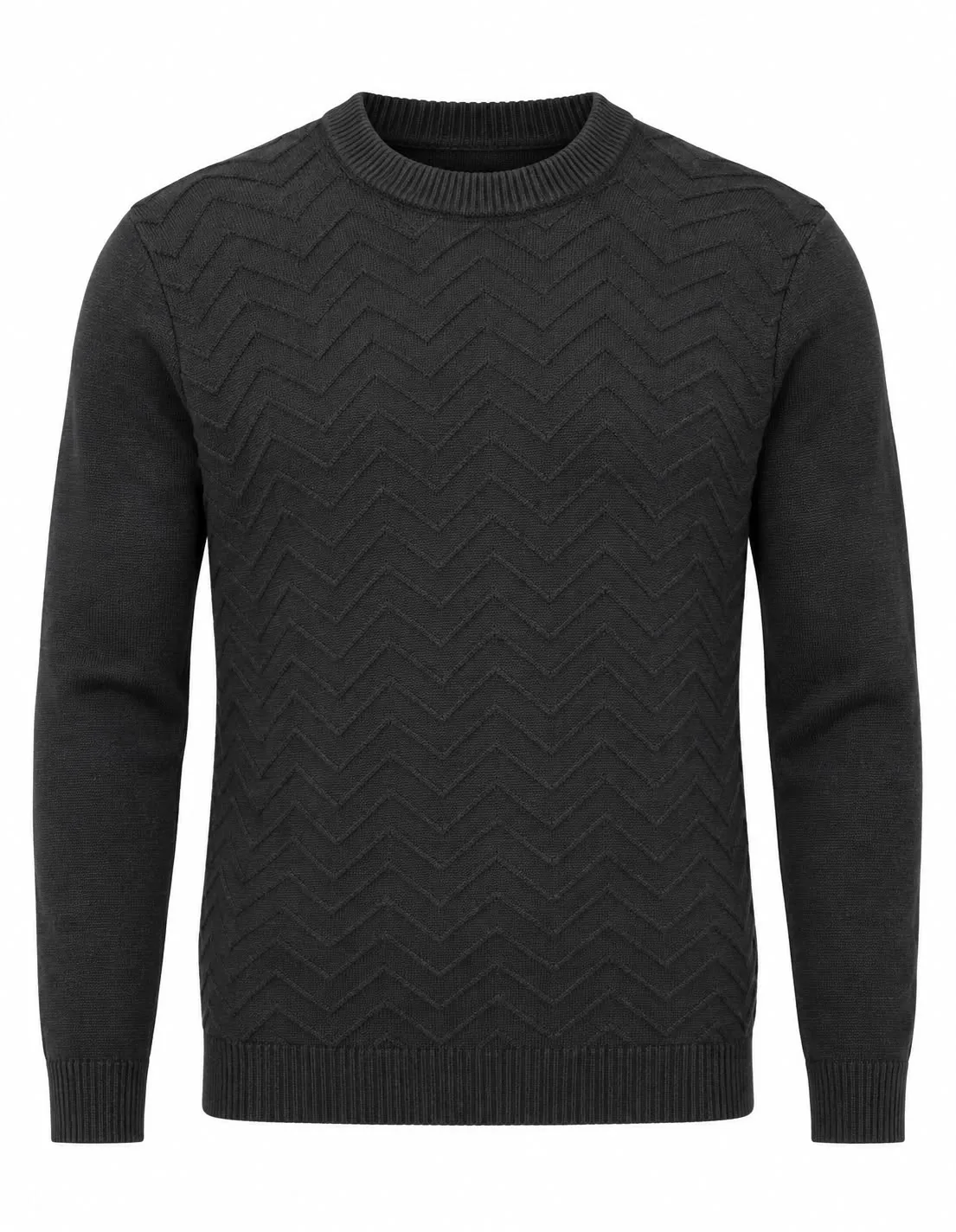Round Neck Knit Sweater